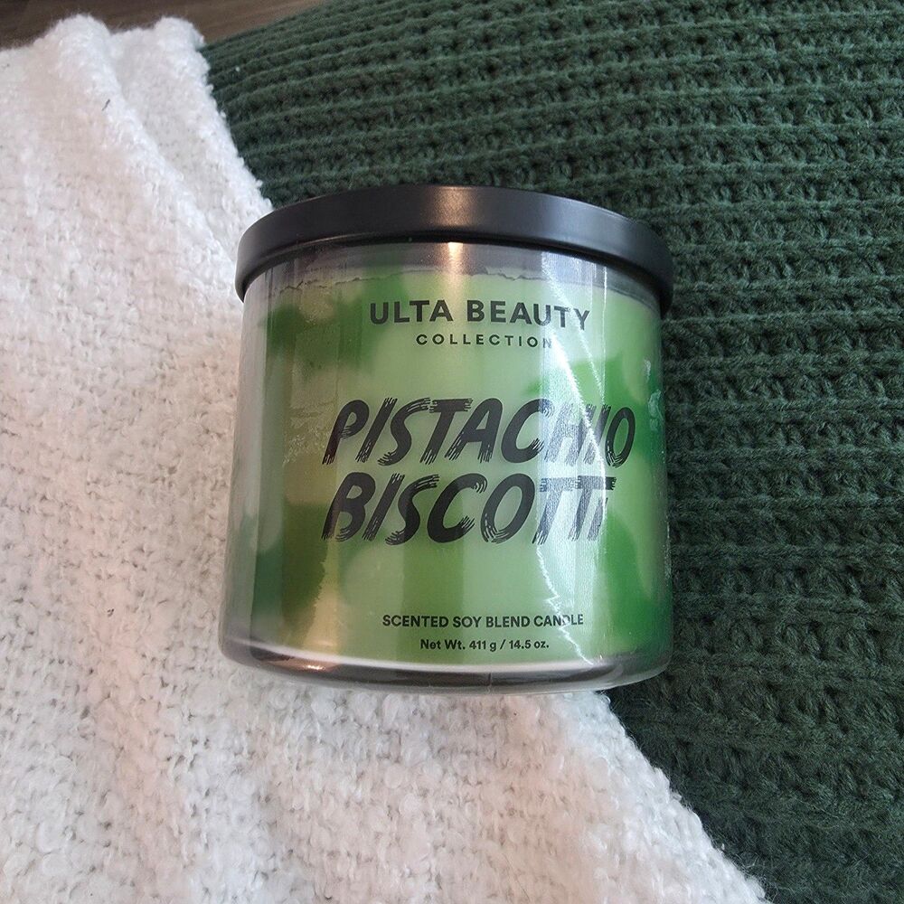 Ulta Beauty Collection Pistachio Biscotti Scented Soy Blend Candle